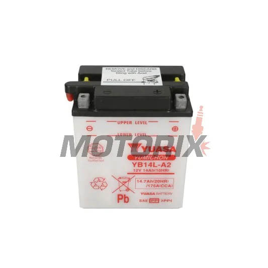 Akumulátor -YUASA- YB14L-A2, 15Ah 12V