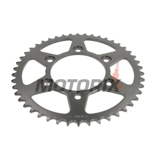 Zadní rozeta -JT- JTR735,46, 46 zubů, ocelový, Ducati 851 851 1989-1992, 888 888 1993-1994, 900 900 1991-1997, 907 907 1991-1992, MH 900 2002, Monster 400 2001-2008, Monster 600 1994-2001, Monster 620 2002-2006, Monster 695 2007-2008