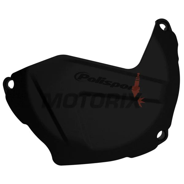 Chránič víka spojky -POLISPORT- černý, KAWASAKI KX 250 2009-2020
