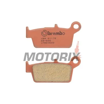 Brzdové destičky -BREMBO- 07HO26SD, Yamaha YZ125 1998-2002