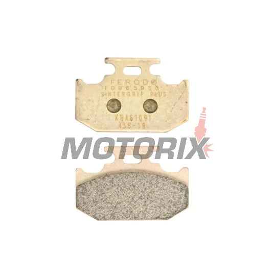 Brzdové destičky -FERODO- FDB659SG, Kawasaki KX, Suzuki DR/RM, Yamaha TT/WR/YZ 125-650 1989-2002
