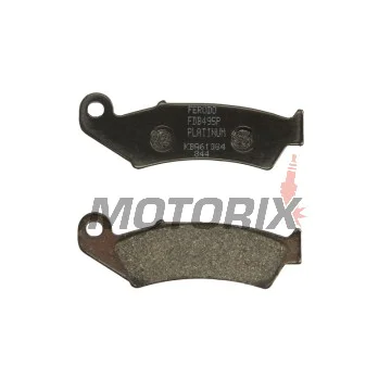 Brzdové destičky -FERODO- FDB495P, Honda NX125 Transcity, NX250, XL250R Baja, XLR125R, XR250R/600R, Kawasaki KX125