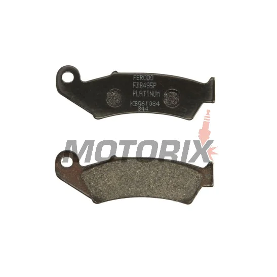 Brzdové destičky -FERODO- FDB495P, Honda NX125 Transcity, NX250, XL250R Baja, XLR125R, XR250R/600R, Kawasaki KX125