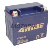 Akumulátor -4 RIDE- YTX12-BS 4RIDE GEL, 12Ah 12V