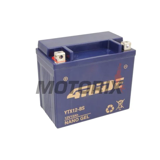 Akumulátor -4 RIDE- YTX12-BS 4RIDE GEL, 12Ah 12V