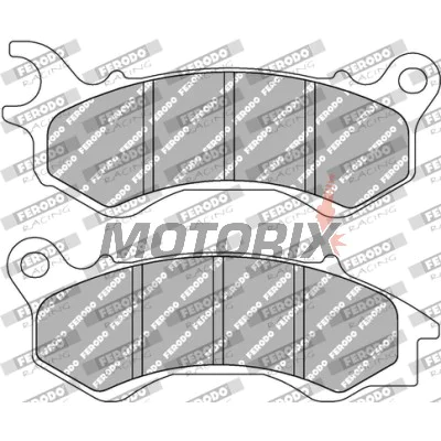 Brzdové destičky -FERODO- FDB2256EF, Honda NSC Vision 50/110, Honda PCX 125/150 (2010-2019)