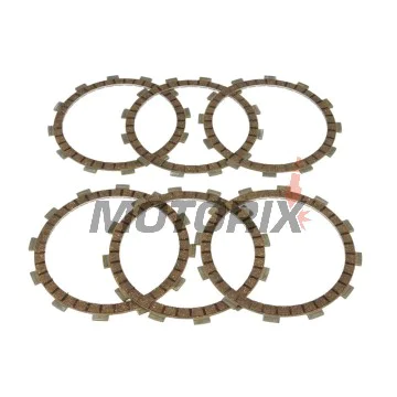 Sada spojkových lamel -TRW- MCC139-6, Honda CB650SC Custom (1982-1983), CBX650E (1983-1984); Moto Guzzi V1000 Convert (1975-1984)
