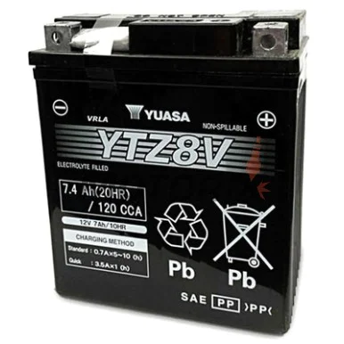Akumulátor -YUASA- YTZ8V, 7Ah 12V