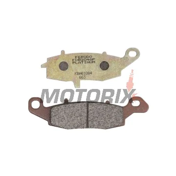 Brzdové destičky -FERODO- FDB2048P, Kawasaki ER-6/Versys/KLR/VN/Z/Zephyr/ZR-7 650-1600 1996-2007, Suzuki V-Strom/Bandit/GSX 750F/SV 650/Intruder 600-1500 1998-2015