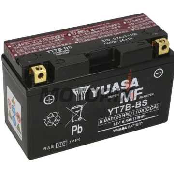 Akumulátor -YUASA- YT7B-BS, 7Ah 12V