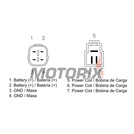 Regulátor dobíjení -DZE- regulátor dobíjení, 12V, 50A, SUZUKI LT-A 700 2005-2007
