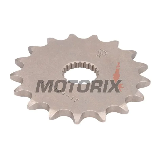 Přední pastorek -JT- JTF394,17, 17 zubů, Aprilia AF1 125 1988-1994, Classic 125 1996-1999, Climber 240/280/300 1989-1996, MX 125 2004-2007, červený Rose 125 1988-1999, RS 125 1993-2013, RX 125 1990-1997, 2000, 2008-2010, SX 125 2008-2010