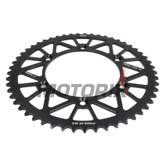 Zadní rozeta -JT- JTA822,53BLK, 53 zubů, černý, hliníkový, Husqvarna TC 449 2011-2012