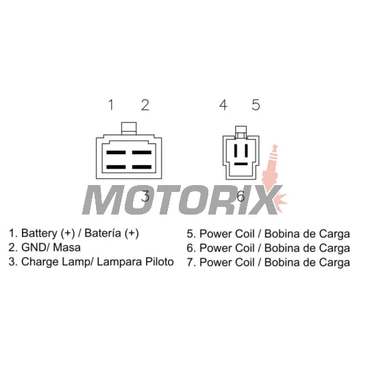 Regulátor dobíjení -DZE- regulátor dobíjení, 12V, 35A, YAMAHA XV, XZ, YX 550-1000 1981-1990