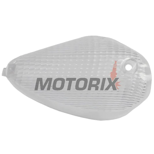 Sklíčko blinkru -VICMA- přední pravý, Aprilia Gulliver 50 AC/LC, Gilera Storm 50, Piaggio NRG mc3/Purejet/Typhoon 50 1996-2010