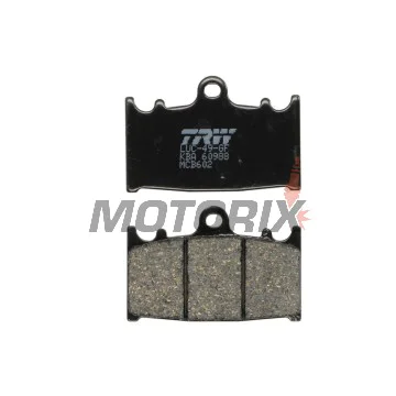 Brzdové destičky -TRW- MCB602, Kawasaki GPZ, KLZ, VN, ZR, ZX, ZX-6R, ZX-9R, ZXR, ZZR 1989-2019; Suzuki GSF, GSR, GSX, GSX-R, RGV, SV 1988-2017