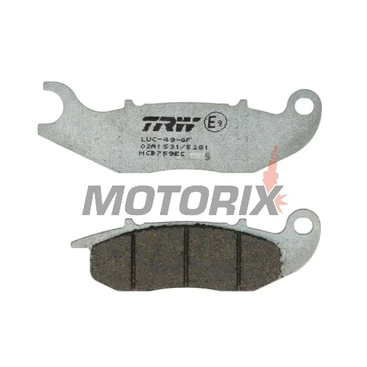 Brzdové destičky -TRW- MCB759EC, Honda Innova 125, CBF 125, CBR 125R, Rieju RS-2 50/125 Matrix/Pro