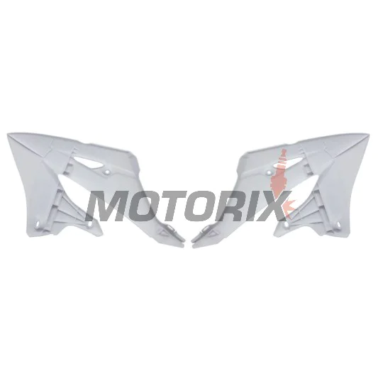 Přední boční plasty -POLISPORT- bílé, YAMAHA YZ 125/250 2022-2023