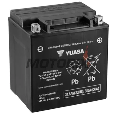 Akumulátor -YUASA- YIX30L-BS, 31.6Ah 12V