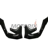 Přední boční plasty -POLISPORT- černé, KAWASAKI KX 250/450 2019-2023