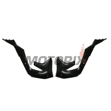 Přední boční plasty -POLISPORT- černé, KAWASAKI KX 250/450 2019-2023