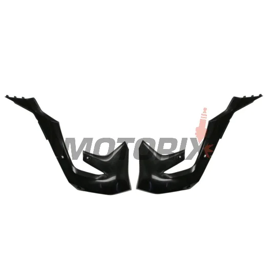 Přední boční plasty -POLISPORT- černé, KAWASAKI KX 250/450 2019-2023