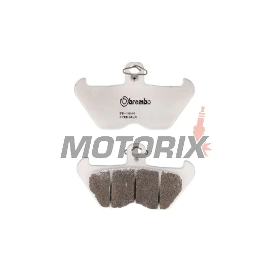 Brzdové destičky -BREMBO- 07BB24LA, Beta 50‑300cc, BMW K/K1/R 1000‑1200cc (1988‑2001)