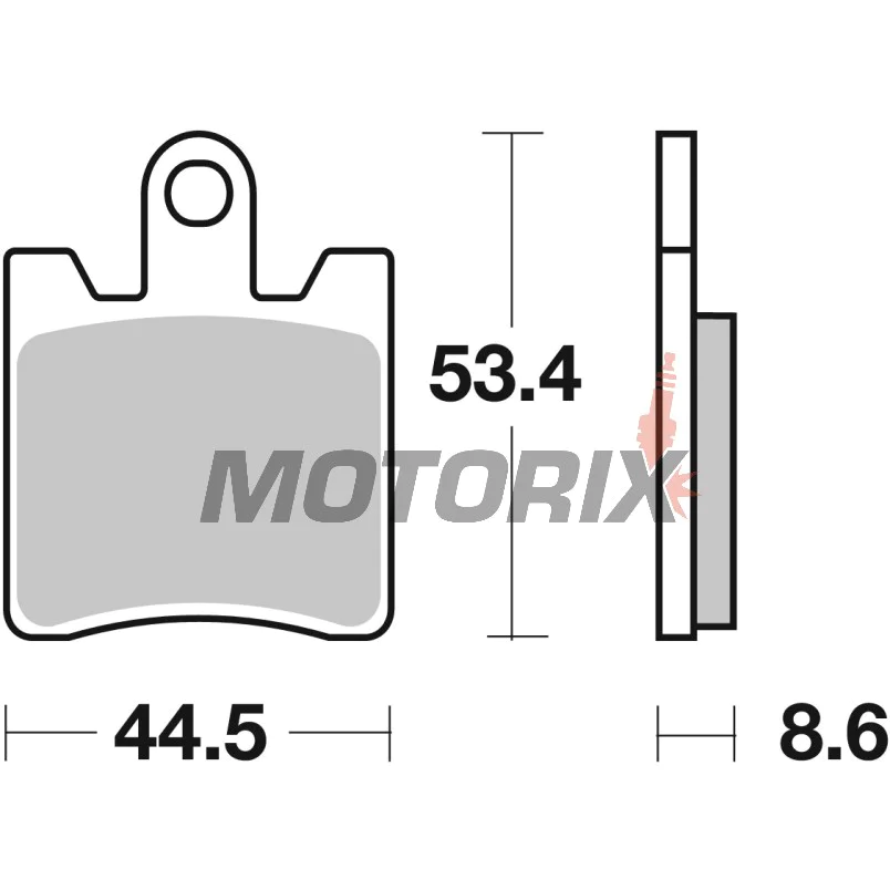 Brzdové destičky -BREMBO- 07YA09SA, Triumph Trophy 1200