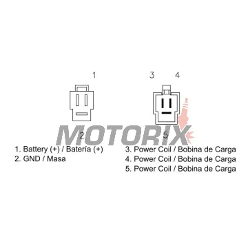 Regulátor dobíjení -DZE- regulátor dobíjení, 12V, 35A, HONDA NX 650 1994-2002