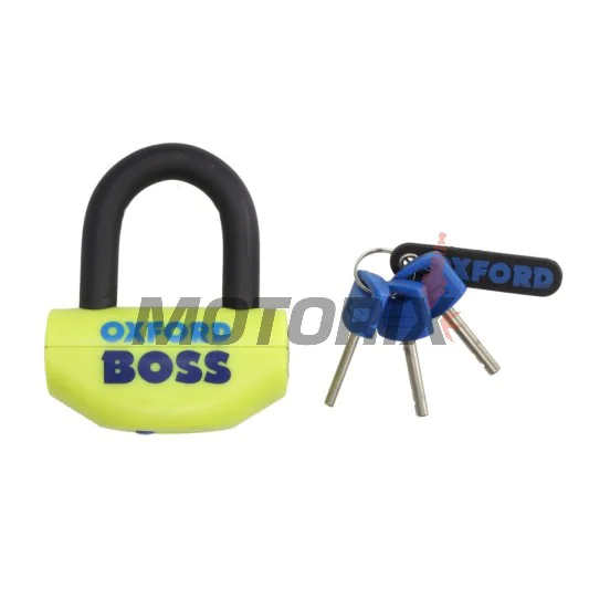 Zámek -OXFORD- Boss 12.7mm, žlutý