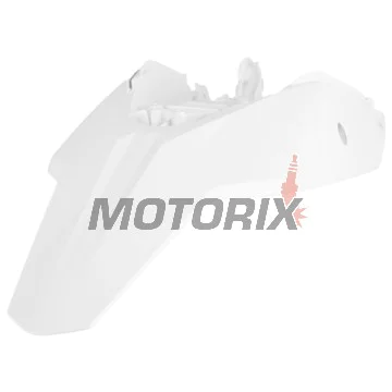Zadní blatník/kapotáž -POLISPORT- bílý, KTM SX 65 2009-2011