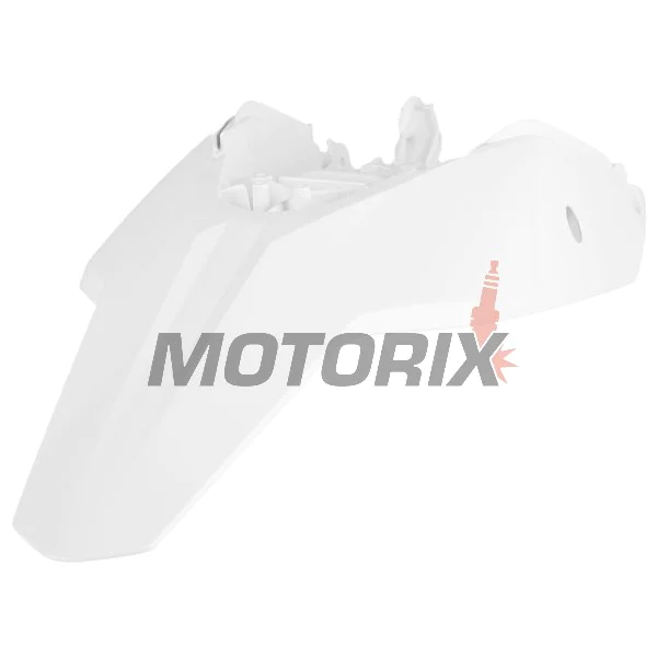 Zadní blatník/kapotáž -POLISPORT- bílý, KTM SX 65 2009-2011