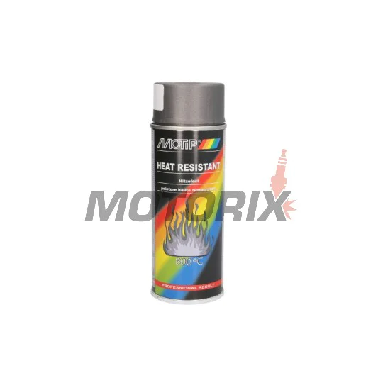 Žáruvzdorná barva -MOTIP- tmavě antracitová, matná, 400ml