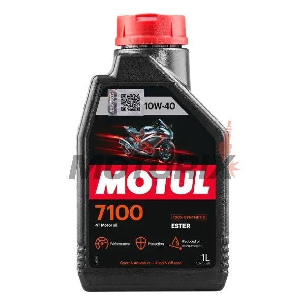 Motorový olej -MOTUL- 7100, 10W40, plná syntetika + ester, 1L