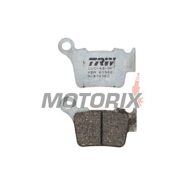 Brzdové destičky -TRW- MCB743EC, BMW G450X, Husaberg FE/TE, Husqvarna CR/FC/FE/FS/SM/SMR/TC/TE/WR, KTM EXC/EXC-F/SX/SX-F/XC/XC-F/XC-W 125-560 (1998-2020)