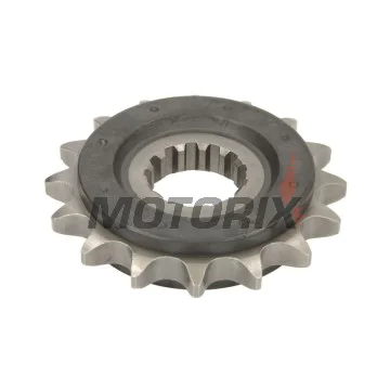 Přední pastorek -JT- JTF579,16RB, 16 zubů, s gumový tlumič, Yamaha FJ 1100 1984-1985, FJ 1200 1986-1996, FZ1 1000 2006-2015, FZS 1000 2001-2005, MT-01 1670 2004-2011, RD 500 1984-1987, RZ 500 1984, XJR 1200 1995-1998, XJR 1300 1998-2017