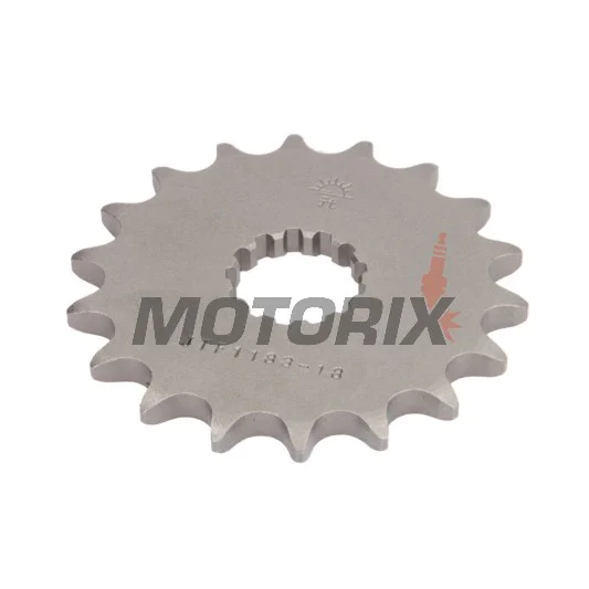 Přední pastorek -JT- JTF1183,18, 18 zubů, Triumph America 800 2003-2006, America 865 2007-2015, Bonneville 800 2002-2006, Bonneville 865 2006-2015, Scrambler 865 2006-2015, Speedmaster 800 2003-2005, Speedmaster 865 2004, 2006-2014