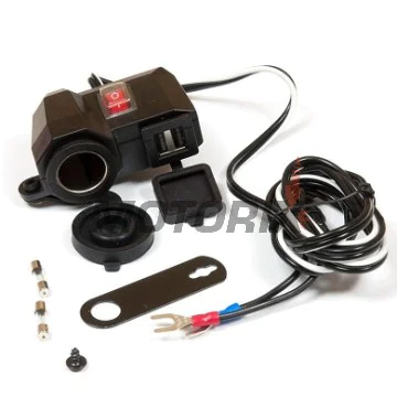 USB adaptér se zapalovačem -4 RIDE- 12V, 2xUSB (2.1A) - univerzální