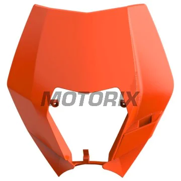 Maska (bez světla) -POLISPORT- oranžová, KTM EXC, XC-W, XCF-W 125-500 2008-2013