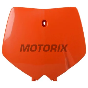 Motokrosová maska/tabulka startovního čísla -POLISPORT- oranžová, KTM SX 125-250 1999-2002