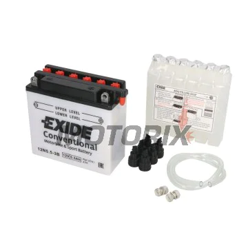 Akumulátor -EXIDE- 12N5.5-3B, 6Ah 12V