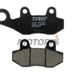 Brzdové destičky -TRW- MCB663, Honda CBF/NSR/VT Shadow/XL Varadero 75-250 1992-2013; Keeway Speed 125/150 2006; Kawasaki Eliminator/KLX/KVF/KX/Z 65-400 1997-2020; Kymco Agility/Dink/Grand Dink/Like/Movie/Pulsar/Quannon/Super9/Yager/Zing 50-250 1997-2019;