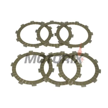 Sada spojkových lamel -TRW- MCC107-6, Honda CBF 250 2004-2006, Honda CR 125R 1984-1985, Honda NX 250 1988-1995, Honda TRX 300EX 1993-2010, Honda XR 250R 1986-1997, Moto Roma Geko 300 Quad 2004-2006
