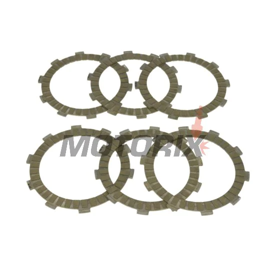 Sada spojkových lamel -TRW- MCC107-6, Honda CBF 250 2004-2006, Honda CR 125R 1984-1985, Honda NX 250 1988-1995, Honda TRX 300EX 1993-2010, Honda XR 250R 1986-1997, Moto Roma Geko 300 Quad 2004-2006