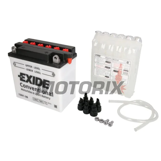 Akumulátor -EXIDE- 12N7-3B, 7Ah 12V