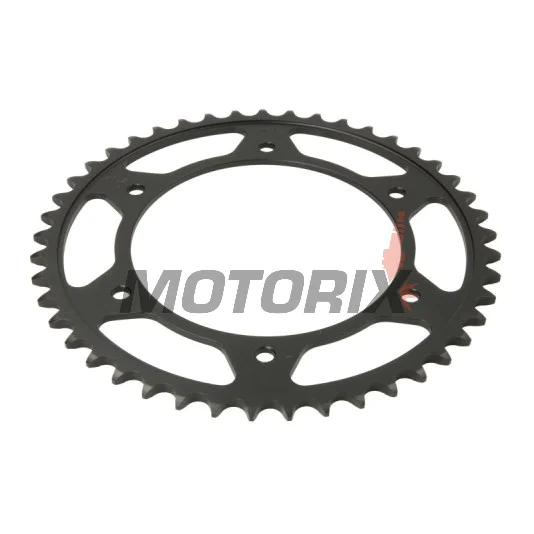 Zadní rozeta -JT- JTR5,45, 45 zubů, ocelový, Aprilia ETX 125 1985-1987, ETX 350 1988-1990, ETX 50 1984, Moto 650 1995-1999, Pegaso 600 1990, 1992-1993, Pegaso 650 1992-2004, 2007-2009, Tuareg 350 1988-1990, Tuareg 600 1988-1992
