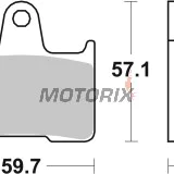 Brzdové destičky -BREMBO- 07KA21SP, Kawasaki ZX-7RR Ninja 750 & ZZR1400 (2006-2007), Suzuki GSX-R 600/750/1000 (2001-2006), GSF 650 Bandit & GSX 1400 (2002-2007)