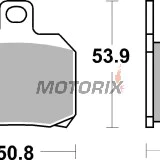 Brzdové destičky -BREMBO- 07BB20SP, Aprilia ETV/RS/RSV/SL/Tuono 50-1000; Benelli TnT/Tornado/TreK 899-1130; Ducati 748-1198, Monster/Multistrada 620-1100; Honda FES/ST 1100; KTM RC8/Super Duke 1190-1290; Piaggio/Vespa 125-500