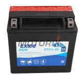 Akumulátor -EXIDE- YTX14-BS, 12Ah 12V
