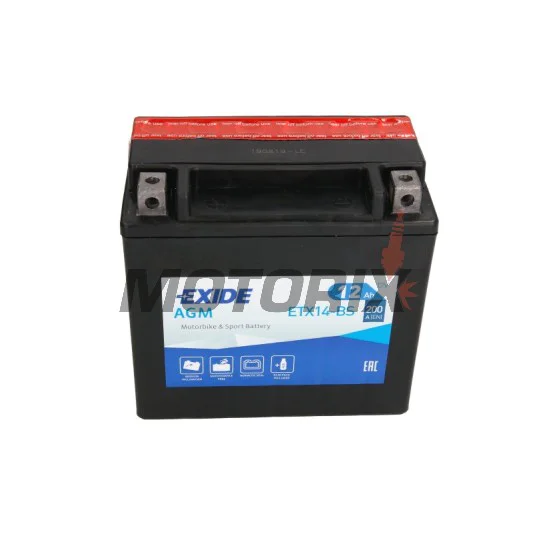 Akumulátor -EXIDE- YTX14-BS, 12Ah 12V